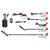 XKGLOW MX-MOTO-ADV 16pc Motorcycle Kit + RF Remote Key Fob