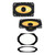 Diamond Audio DMDX46 1997-06 Jeep Wrangler TJ Dash Speaker Kit