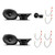 Rockford Fosgate P1V2-3 1 Pair + P1V2-69 2 Pairs + 72-6515 Harness