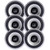 Memphis Audio MXA80L OEM MXA 8" Marine Grade Coaxial Speakers w/RGB LED - Case Pack of 6