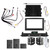 Metra 99-7389B Single-DIN or Double-DIN Dash Kit — Kia Sportage 2017-2019 (with auto climate control, without factory amp) — Matte Black