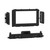 Metra 95-7299B Single-DIN or Double-DIN Dash Kit — KIA Sportage 2020-2021 (with auto climate & factory amp) — Matte Black