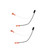Metra 72-4530 Speaker Wiring Harness Pair for Select Chevrolet, Dodge, GMC, Oldsmobile and Pontiac Vehicles