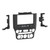 Metra 107-CH6B Radio Installation Kit — RAM 2019-2024 (with factory 8.4” screen & auto climate, excludes Classic models) — Matte Black