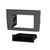 Metra 99-9228B Single-DIN or Double-DIN Dash Kit — Volvo XC90 2003-2014 — Matte Black
