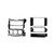 Metra 99-7607B Single-DIN or Double-DIN Dash Kit — Nissan 370Z 2009-2020 (without factory NAV) — Matte Black