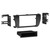 Metra 99-8245CHG Single-DIN Dash Kit — Toyota Corolla 2014-2016 — High-Gloss Charcoal