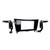 Metra 95-7622HG Double-DIN Dash Kit — Nissan Rogue 2014-2020 | Rogue Sport 2017-2022 — High-Gloss Black Metallic