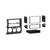 Metra 99-7012 Single-DIN or Double-DIN Dash Kit — Mitsubishi Galant 2004-2012