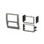 Metra 95-7424 Double-DIN Dash Kit — Nissan Titan 2008-2012 — Silver