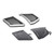 Metra JP-1018 Lower Dash Speaker Grille Cut-ins - Fits Select Jeeps