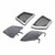 Metra JP-1018 Lower Dash Speaker Grille Cut-ins - Fits Select Jeeps