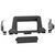 Metra 99-7394B Single-DIN or Double-DIN Dash Kit — KIA Forte 2019-2024 — Matte Black
