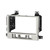 Metra 95-7361S Double-DIN Dash Kit — Hyundai Santa Fe 2010-2012 (with factory NAV) — Silver