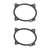 Metra 82-8152 Speaker Adapter Plates for Select Toyota Vehicles, Most 6-by-9-Inch Speakers, Pair