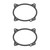 Metra 82-8152 Speaker Adapter Plates for Select Toyota Vehicles, Most 6-by-9-Inch Speakers, Pair