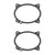 Metra 82-8152 Speaker Adapter Plates for Select Toyota Vehicles, Most 6-by-9-Inch Speakers, Pair
