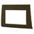 Metra 95-6556DK Double-DIN Dash Kit — Jeep Commander 2006-2007 (without factory NAV) — Dark Khaki