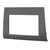 Metra 95-6556G Double-DIN Dash Kit — Jeep Commander 2006-2007 (without factory NAV) — Gray