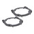 Metra 82-8604 Speaker Adapter — Tesla Model X 2015-2021 - 6.5" to 6.75"
