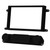 Metra 107-GM4B Radio Installation Kit — GM Trucks - Chevy Silverado / GMC Sierra 2019-2024 — Matte Black