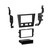 Metra 99-7806B Single-DIN or Double-DIN Dash Kit — Acura RL 1996-2003 (without factory NAV) — Matte Black