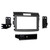 Metra 99-7802CH Single-DIN Dash Kit — Honda CR-V 2012-2016 — Charcoal