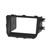 Metra 95-7355B Double-DIN Dash Kit — KIA Sorento 2014-2015 (without factory NAV) — Matte Black