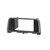 Metra 95-7377B Double-DIN Dash Kit — KIA Optima 2016-2020 — Matte Black with Silver Trim