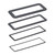 Metra 89-30-0900 Universal Single-DIN Trim Ring Assortment, 4 Pack