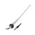 Metra 44-US13 Universal Top/Side Mount Antenna with 53-Inch Three-Section Mast