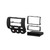 Metra 99-7872 Single-DIN or Double-DIN Dash Kit — Honda Fit 2007-2008 — Matte Graphite Gray