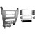 Metra 99-5816 Single-DIN or Double-DIN Dash Kit — Ford Focus 2008-2011 — Silver