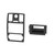 Metra 99-6516B Single-DIN or Double-DIN Dash Kit — Chrysler 300 2005-2007 — Matte Black