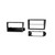 Metra 99-7860 Single-DIN or Double-DIN Dash Kit — Honda Civic Si 2002-2005 — Matte Black