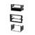 Metra 99-9107B Single-DIN or Double-DIN Dash Kit — Audi A4 | RS4 | S4 2002-2008 (with Symphony or NAV radio) — Matte Black