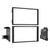 Metra 95-7861 Double-DIN Dash Kit — Honda Pilot 2003-2008 (without factory NAV)