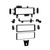 Metra 99-5510 Single-DIN Dash Kit — Ford | Lincoln | Mercury Multi-Kit 1975-2000