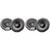 MB Quart 2-Pairs Discus DK2-116 6.5 Inch Coaxial Speakers