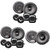 MB Quart Discus DS2-216 6.5 Inch Component Speakers with DK2-116 6.5 Inch Coax Speakers