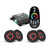 Wet Sounds SCOUT 6 4-Speaker RGB Kit with RF-RGB-MC V2 Dark Titanium