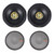 Memphis Audio 60MJP1244 Dual 12" DVC 4-Ohm Subwoofers, Grilles
