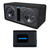 Memphis Audio PRXE12DFT Dual 12" RGB Loaded Subwoofer Box, PRX800.1V2 Amp