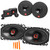JBL 1 Pair of CLUB-602CTPAM 6.5" Component Speakers with Tweeter Pods and 1 Pair of CLUB-6422FAM 4x6" Coax Speakers