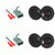 JBL Speakers 6.5 inch for Honda Civic 2002-2020 Upgrade Kit - 4 Pack of STAGE Series with Harness, Coaxial 6 Car Audio Front Door and Rear Deck Speaker, Stage3637FAM