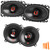 JBL 1 Pair of CLUB-522FAM 5.25" Coax Speakers and 1 Pair of CLUB-6422FAM 4x6" Coax Speakers