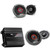 MB Quart FA2-400.4 FORMULA 400 Watt Amplifier 4-Channel Car Audio Amplifier with MB Quart FKB116 Formula 6.5" and FKB113 Formula 5.25" Coax Speakers