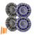 Infinity KAPPA8135M Bundle - Two Pairs Of Marine KAPPA8135M Titanium 8" Premium 3-Way RGB LED Convertible Speakers
