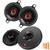 JBL 1 Pair of CLUB-625AM 6.5" Premium Coax Speakers and 1 Pair of CLUB-322FAM 3.5" Coax Speakers
