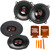 JBL 1 Pair of CLUB-9632AM 6x9" Three Way Speakers and 1 Pair of CLUB-522FAM 5.25" Coax
